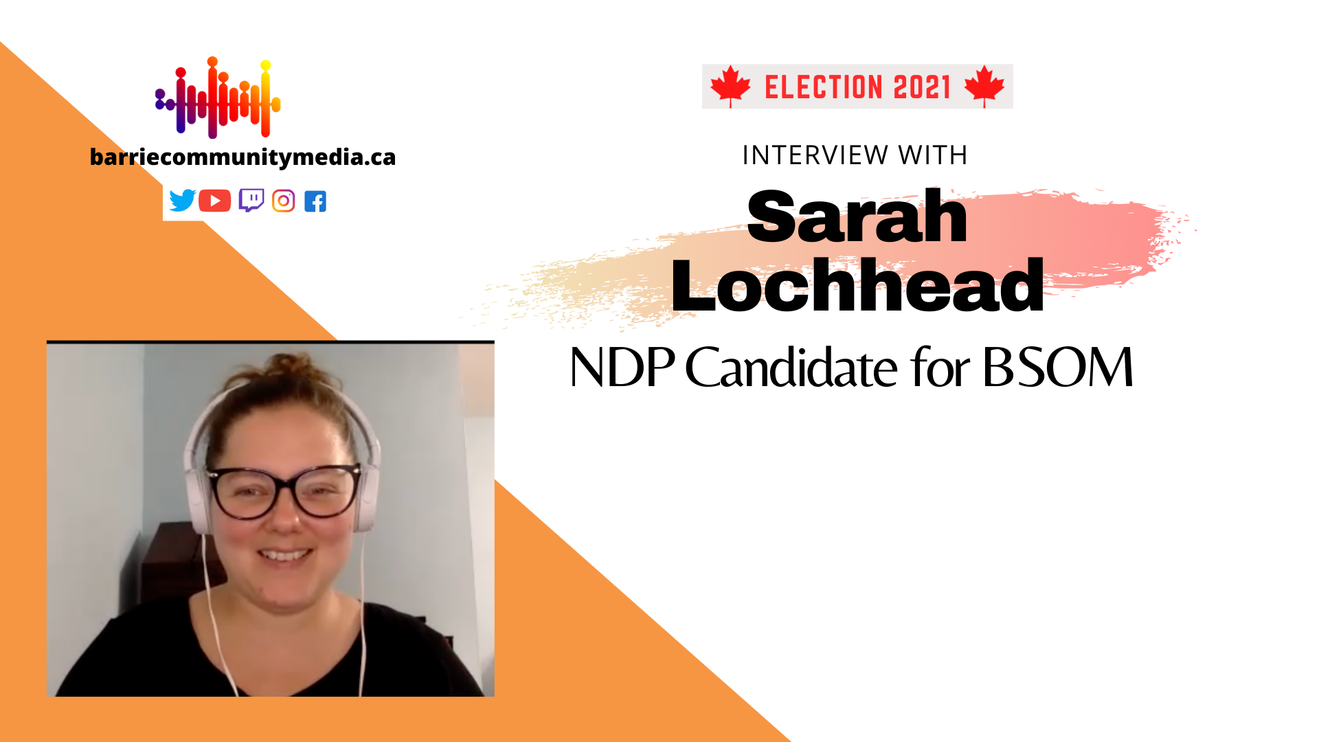 You are currently viewing Interview with Barrie-Springwater-Oro-Medonte NDP candidate Sarah Lochhead