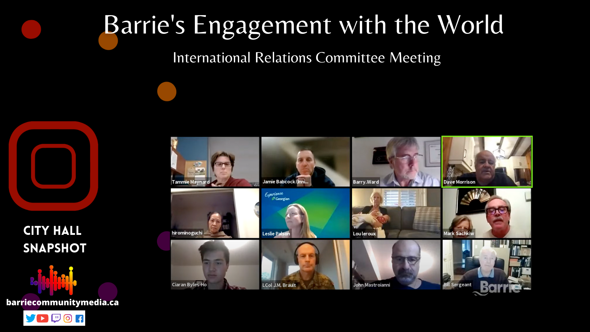 You are currently viewing Barrie’s Engagement with the World