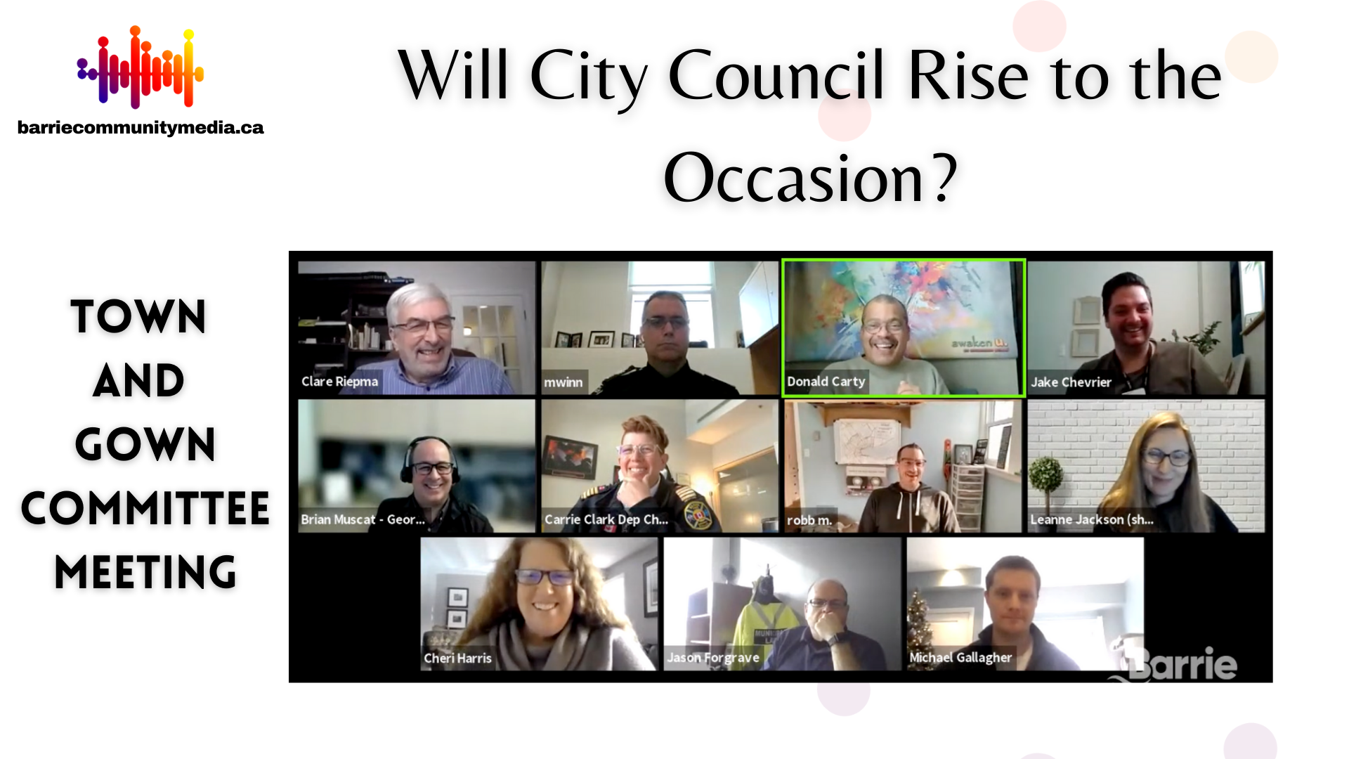 Will City Council Rise to the Occasion to Address Racism by Following Town and Gown Committee’s Lead?