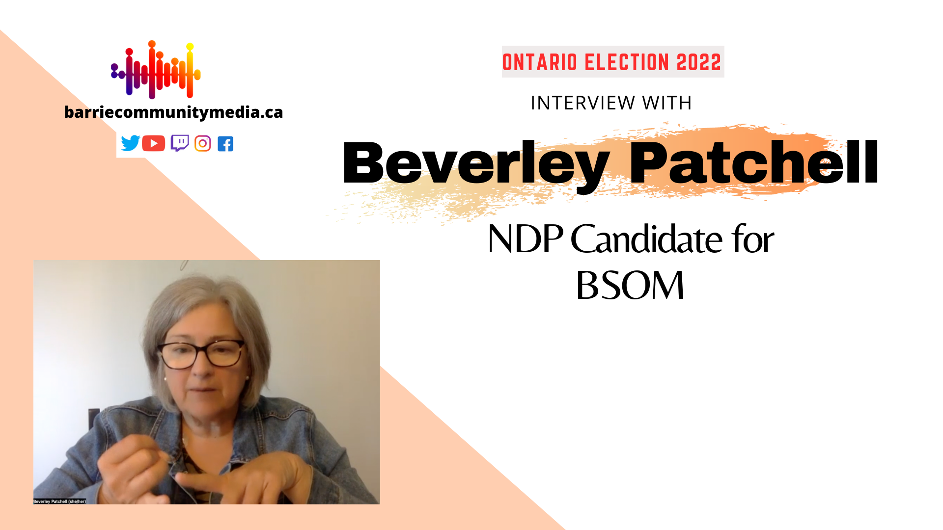 You are currently viewing NDP Candidate hoping win by focusing on healthcare, social safety net and environment