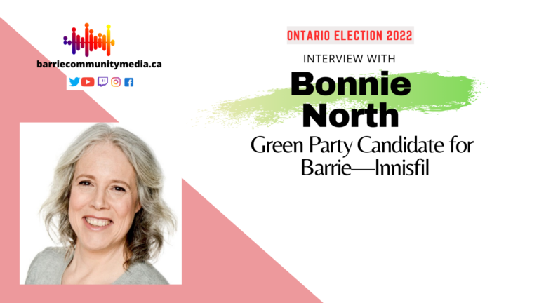 Green Party’s Barrie-Innisfil candidate wants Ontario to be to reach net zero by 2045 while helping those in need