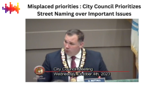 Read more about the article Misplaced priorities: City Council Prioritizes Street Naming over Warming Centers and Housing Issues
